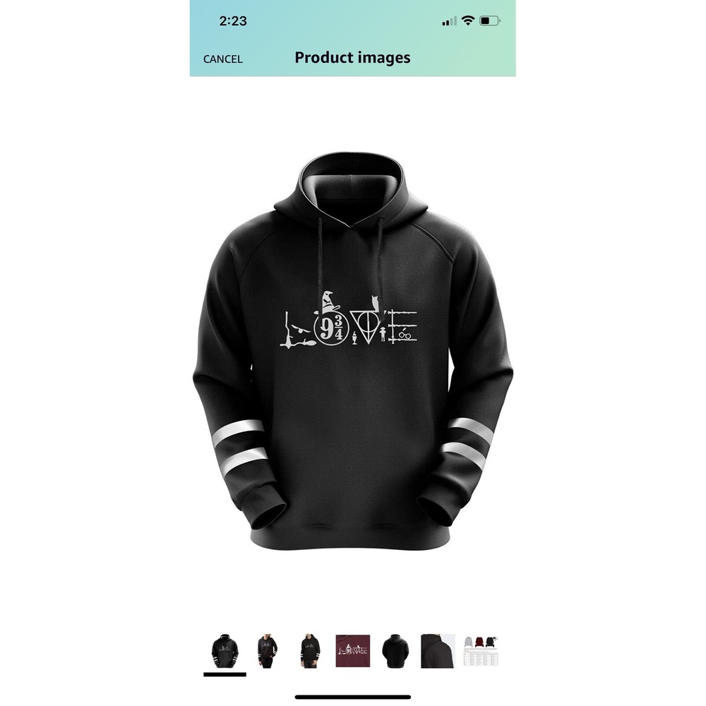 Love‎ Nine Three Quarters Hoodie Sweatshirt